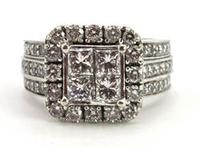 Load image into Gallery viewer, 2776 Vintage: 14ct White Gold 72 Natural Sparkling Diamonds (2.52ct) Statement Ring- Extraordinary -