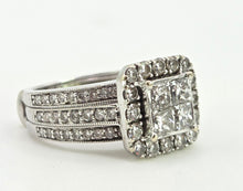 Load image into Gallery viewer, 2776 Vintage: 14ct White Gold 72 Natural Sparkling Diamonds (2.52ct) Statement Ring- Extraordinary