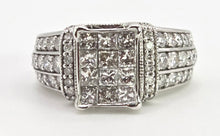 Load image into Gallery viewer, 2804: Vintage 18ct Gold 74 Natural Diamonds (1.5ct() Signet Ring- Exquisite, Extraordinary