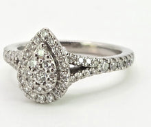 Load image into Gallery viewer, 2774: Vintage 18ct White Gold 55 Natural Diamonds Ring - Vera Wang Love Collection