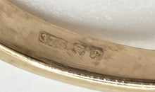 Load image into Gallery viewer, 2802: Vintage 9ct Gold Australian Blue Sapphire 24 Diamonds Diana Cluster Ring