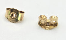 Load image into Gallery viewer, 2722: Vintage 9ct Mixed Gold Stud Earrings- Yellow & White Gold