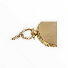 Load image into Gallery viewer, 2736 Victorian 9ct Gold Large Ornate Black Onyx Pendant & Chain (55cm)