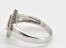 Load image into Gallery viewer, 2947: Vintage 18ct White Gold Art Deco Style Rubies & Diamonds Ring