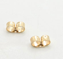 Load image into Gallery viewer, 2664: Vintage 9ct Gold Amethyst Stud Earrings