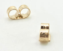 Load image into Gallery viewer, 2664: Vintage 9ct Gold Amethyst Stud Earrings