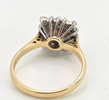 Load image into Gallery viewer, 2968- Vintage 18ct Gold Art Deco Style Garnets Diamonds Ring- From 1975