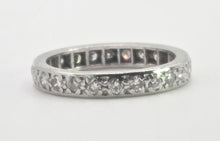 Load image into Gallery viewer, 2946: Vintage 18ct White Gold Natural Diamonds (1.2ct) Full-Eternity Ring