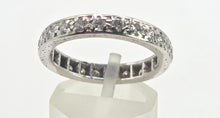 Load image into Gallery viewer, 2946: Vintage 18ct White Gold Natural Diamonds (1.2ct) Full-Eternity Ring