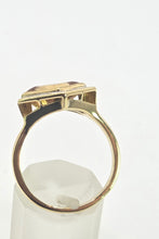 Load image into Gallery viewer, 2952: Vintage & Rare Hessonite Garnet Sparkling Natural Diamonds Statement Ring