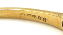 Load image into Gallery viewer, 2980: Vintage 18ct Gold 11 natural Sparkling Diamonds Half-Eternity/Stacker Ring