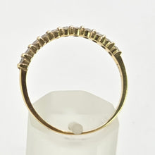Load image into Gallery viewer, 2980: Vintage 18ct Gold 11 natural Sparkling Diamonds Half-Eternity/Stacker Ring
