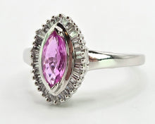 Load image into Gallery viewer, 2871: Vintage 9ct White Gold 32 Natural Diamonds (0.32ct) Dress Ring