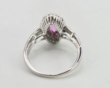 Load image into Gallery viewer, 2871: Vintage 9ct White Gold 32 Natural Diamonds (0.32ct) Dress Ring