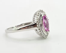 Load image into Gallery viewer, 2871: Vintage 9ct White Gold 32 Natural Diamonds (0.32ct) Dress Ring