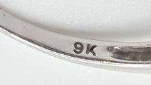 Load image into Gallery viewer, 2871: Vintage 9ct White Gold 32 Natural Diamonds (0.32ct) Dress Ring