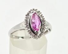Load image into Gallery viewer, 2871: Vintage 9ct White Gold 32 Natural Diamonds (0.32ct) Dress Ring
