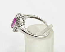 Load image into Gallery viewer, 2871: Vintage 9ct White Gold 32 Natural Diamonds (0.32ct) Dress Ring
