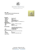 Load image into Gallery viewer, 2030: Vintage; 18ct Gold French Blue Sapphires 24 natural Diamonds Geometric Set Cocktail Ring- From 1974