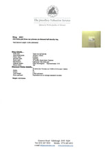 Cargar imagen en el visor de la galería, 2031: Vintage: 18ct White Gold 48 Natural Diamonds Stacker/Half-Eternity Ring