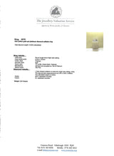 Load image into Gallery viewer, 2075: Vintage: 18ct Gold (0.63ct) Round Cut Diamond Solitaire Set in Platinum- Marvellous