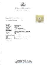 Load image into Gallery viewer, 2078 Vintage; 18ct Gold Emerald & Natural Diamonds Trefoil Set Ring