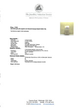 Load image into Gallery viewer, 2100 Vintage: 18ct White Gold Pink Sapphire Natural Diamonds Dress Ring