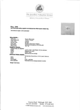 Load image into Gallery viewer, 2286 Vintage: 18ct White Gold Yellow Sapphires Diamonds Geometric Set Ring