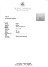 Load image into Gallery viewer, 2340 Vintage: 18ct Gold Cabochon White Opal (1ct) Natural Diamonds (1ct) Cluster Ring