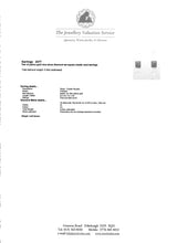 Load image into Gallery viewer, 2377 18ct Gold 18 Natural Diamonds (0.45ct) Geometric Set Earrings