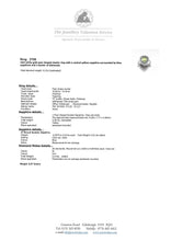 Load image into Gallery viewer, 2708: Vintage 18ct White Gold Yellow Sapphire (3.2ct0 Blue Sapphires Diamonds Cocktail Ring