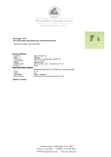 Load image into Gallery viewer, 2772- Vintage 18ct Gold Diamond (0.2ct) Stud Earrings