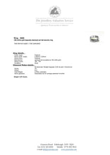 Load image into Gallery viewer, 2806: Vintage: Exceptional 18ct White Gold Channel Set Natural Baguette Diamonds (2.75ct) Ring