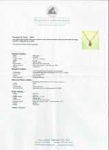 Load image into Gallery viewer, 2837 Vintage 18ct Gold Necklace & Pendant Pink Sapphire Diamonds
