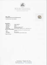 Load image into Gallery viewer, 2857: Antique 18ct Gold 12 Natural Old Cut Diamonds "Boat" Ring- From 1911