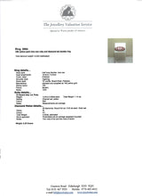 Load image into Gallery viewer, 6214 Vintage: 18ct Gold Art Deco Style Rubies Diamonds Cocktail Ring