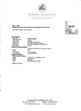 Load image into Gallery viewer, 6183 Vintage: 18ct Gold Platinum French Blue Sapphires Round Full Cut Diamond Ring