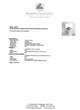 Load image into Gallery viewer, 2907: Vintage Rare 18ct White Gold Cabochon Cut Blue Star Sapphire Diamond Accents- crisp, clean, eye candy