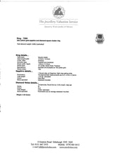 Cargar imagen en el visor de la galería, 6053 Antique Art-deco 18ct Gold Blues Sapphire Diamonds Square Set Cocktail Ring- Exquisite