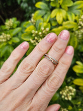 Load image into Gallery viewer, 6356 Vintage: 9ct Rose Gold 40 Diamonds Openwork Dress Ring