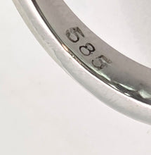 Load image into Gallery viewer, 2269: Vintage: 14ct White Gold Turquoise, Blue Sapphires, 56 Diamonds Statement Cluster Ring