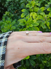 Load image into Gallery viewer, 6320 Vintage: 18ct Gold Princess cut Diamonds (0.6ct) Geometric Set Ring