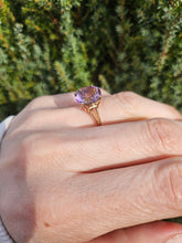 Cargar imagen en el visor de la galería, 1414: Vintage; 9ct Gold Round Cut Ametrine Cocktail Ring- exquisite
