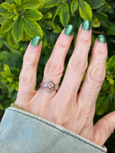 Load image into Gallery viewer, 6316: Vintage: 9ct Mixed Gold Champagne & White Diamonds Ring- 38 natural, sparkling diamonds