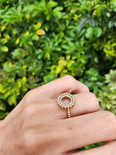 Load image into Gallery viewer, 1871: Vintage: 18ct Rose Gold 28 Diamonds Dress Ring- iconic design, a natural beauty