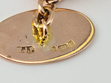 Load image into Gallery viewer, Antique (1936) 9ct Rose Gold Cuff Links - 86 years old - Fab condition