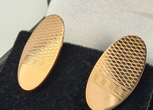 Load image into Gallery viewer, Antique (1936) 9ct Rose Gold Cuff Links - 86 years old - Fab condition