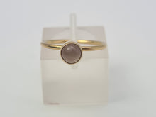 Load image into Gallery viewer, 4678: Vintage: 9ct Gold "Arts & Crafts" Blue Moonstone Ring- eye catching