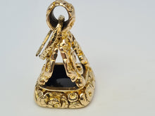Load image into Gallery viewer, 4317: Antique; Heavy 9ct Gold Fob Seal Pendant with Split Ring Loop-