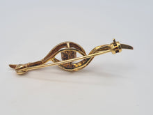 Load image into Gallery viewer, 4879: Vintage: Neat & Petite cabochon White Opal Pin Brooch- excellent